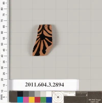 Terracotta fragment of a lekythos (oil flask)?