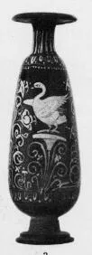 ALABASTRON (SOUTH ITALIAN, GNATHIAN, BLACK GLAZE)