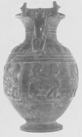 OINOCHOE (ETRUSCAN, BUCCHERO)
