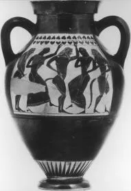 AMPHORA, BELLY, TYPE B (ATHENIAN, BLACK-FIGURE)