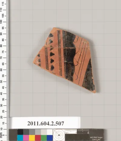 Terracotta fragment of a column-krater (bowl for mixing wine and water)