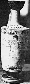 LEKYTHOS (ATHENIAN, RED-FIGURE)