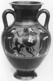 AMPHORA, BELLY, TYPE B (ATHENIAN, BLACK-FIGURE)