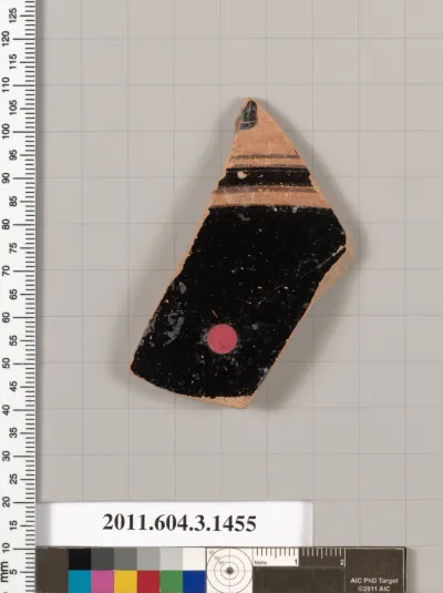 Terracotta fragment of a skyphos (deep drinking cup)