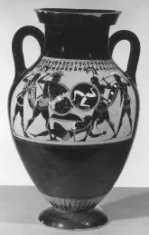 AMPHORA, BELLY, TYPE B (ATHENIAN, BLACK-FIGURE)
