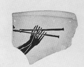 PLATE, FRAGMENT (ATHENIAN, BLACK-FIGURE)