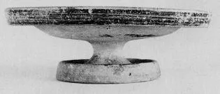 PLATE, STEMMED (ETRUSCAN, RED-FIGURE)