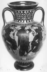 AMPHORA, NECK (ATHENIAN, BLACK-FIGURE)
