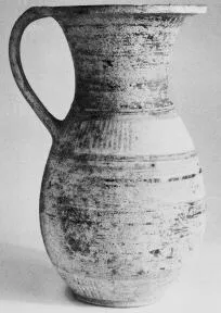 OLPE (ETRUSCO-CORINTHIAN, BLACK PATTERN)