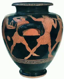 STAMNOS (ATHENIAN, RED-FIGURE)