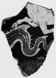 KRATER, CALYX, FRAGMENT (SOUTH ITALIAN, APULIAN, RED-FIGURE)