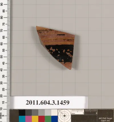 Terracotta fragment of a skyphos (deep drinking cup)