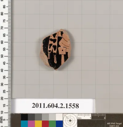 Terracotta fragment of a skyphos (deep drinking cup)