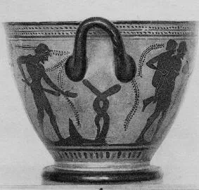 SKYPHOS (ATHENIAN, BLACK-FIGURE)