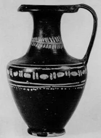OINOCHOE (ETRUSCAN, ADDED COLOUR)