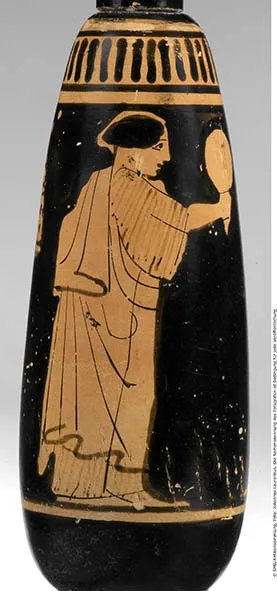 Attisch rotfiguriges Alabastron