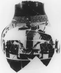 AMPHORA, BELLY, FRAGMENT (ATHENIAN, BLACK-FIGURE)