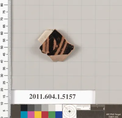 Terracotta fragment of a kylix (drinking cup)