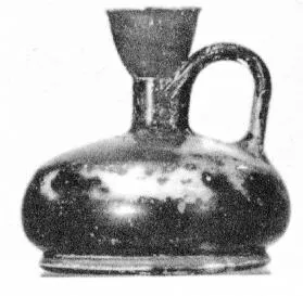 LEKYTHOS, SQUAT (SOUTH ITALIAN, APULIAN, BLACK GLAZE)