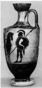 LEKYTHOS (ATHENIAN, BLACK-FIGURE)