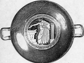 CUP (ATHENIAN, RED-FIGURE)