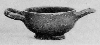 CUP (SOUTH ITALIAN, BLACK GLAZE)