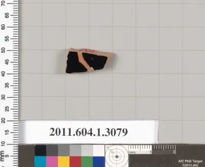 Terracotta fragment of a kylix (drinking cup)