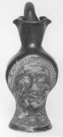 FIGURE VASE, OINOCHOE (ATHENIAN, RED-FIGURE)