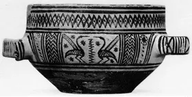 SKYPHOS (ATHENIAN GEOMETRIC, SILHOUETTE)