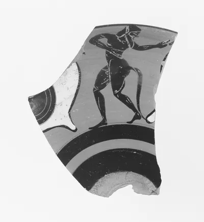 Attic Black-Figure Cup Type A (Eye Cup) Fragment