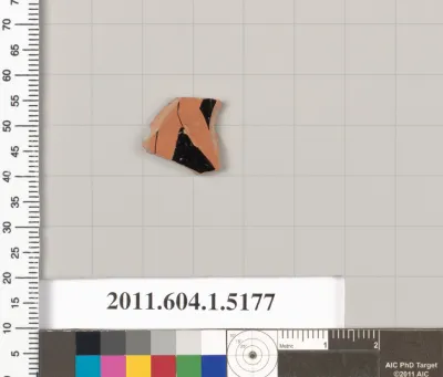 Terracotta fragment of a kylix (drinking cup)