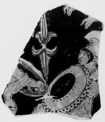 KRATER, CALYX, FRAGMENT (SOUTH ITALIAN, APULIAN, RED-FIGURE)