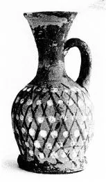 LEKYTHOS, SQUAT (ATHENIAN, BLACK PATTERN)