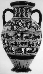 AMPHORA, NECK (ATHENIAN, BLACK-FIGURE)