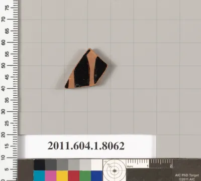 Terracotta fragment of a kylix (drinking cup)