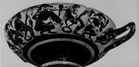 CUP (ATHENIAN, BLACK-FIGURE)