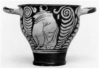 SKYPHOS (SOUTH ITALIAN, CAMPANIAN, RED-FIGURE)
