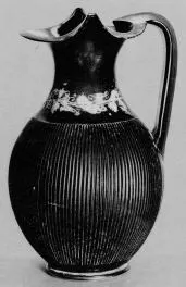OINOCHOE (ATHENIAN, BLACK GLAZE)
