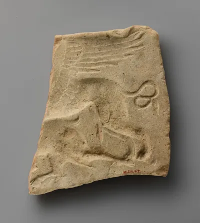 Terracotta mold for a relief