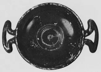 CUP (ETRUSCAN, BLACK GLAZE)