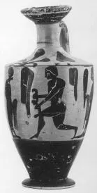 LEKYTHOS (ATHENIAN, BLACK-FIGURE)