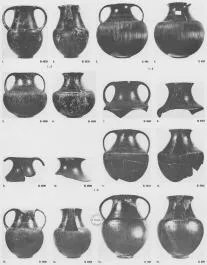 AMPHORA, BELLY (ETRUSCAN, BUCCHERO)