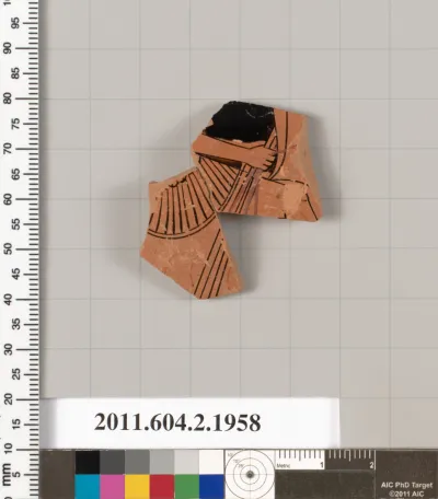 Terracotta fragment of an oinochoe: chous (jug)?