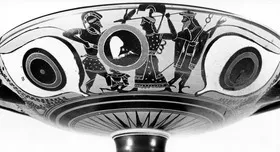 CUP A (ATHENIAN, BLACK-FIGURE)