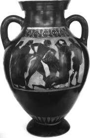 AMPHORA, BELLY, TYPE B (ATHENIAN, BLACK-FIGURE)