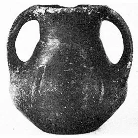 AMPHORISKOS (ETRUSCAN, IMPASTO)
