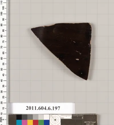 Terracotta fragment of a skyphos (deep drinking cup)