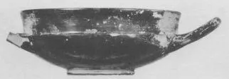 CUP, STEMLESS (ATHENIAN, BLACK GLAZE)