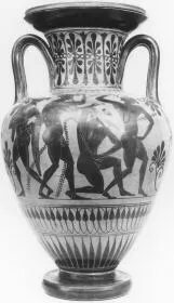 AMPHORA, NECK (ATHENIAN, BLACK-FIGURE)