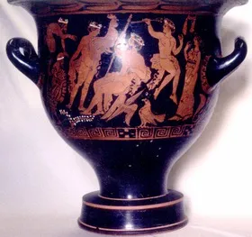 KRATER, BELL (ATHENIAN, RED-FIGURE)